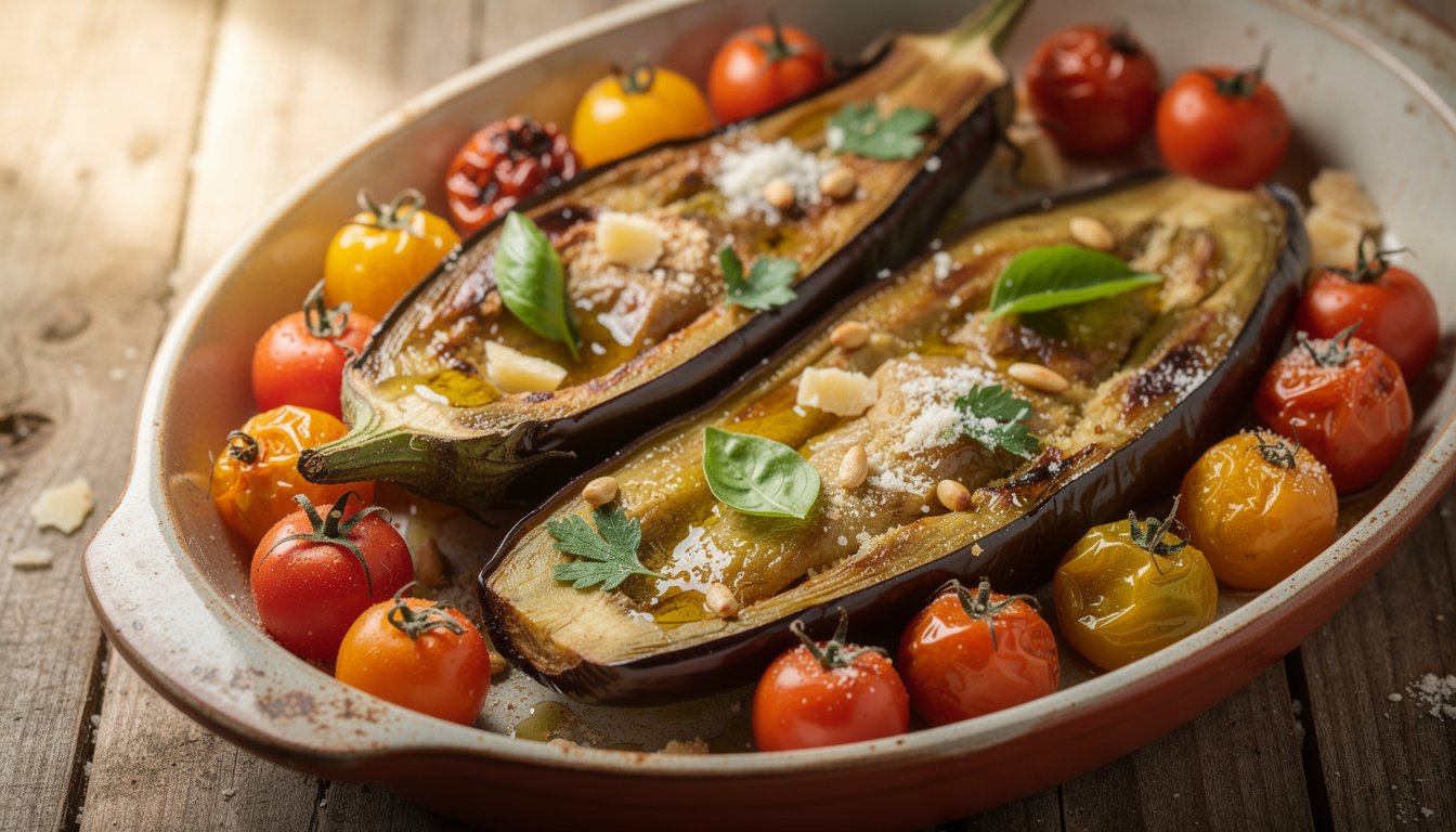 Aubergines grillées au four à l'italienne : recettes simples et savoureuses découvrez nos recettes simples et savoureuses d'aubergines grillées au four à l'italienne, parfaites pour un repas gourmand aux saveurs méditerranéennes.