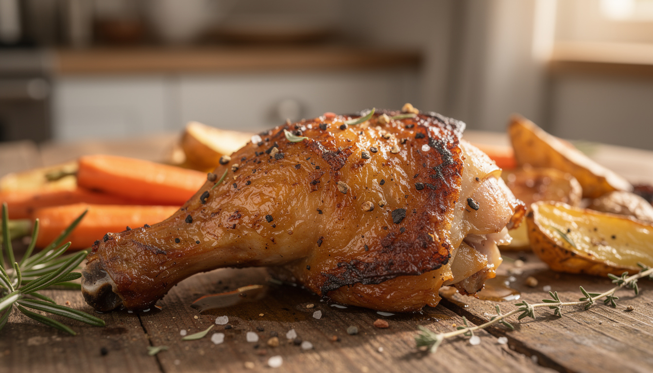 Cuisse de poulet au four croustillante : recette facile pour un plat savoureux découvrez notre recette facile de cuisse de poulet au four croustillante, un plat savoureux et rapide à préparer pour régaler toute la famille.