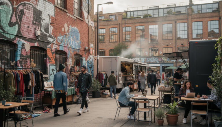 explorez shoreditch, le quartier le plus branché de londres, avec notre guide complet. découvrez ses lieux incontournables, sa scène artistique vibrante et ses meilleures adresses pour une expérience unique.