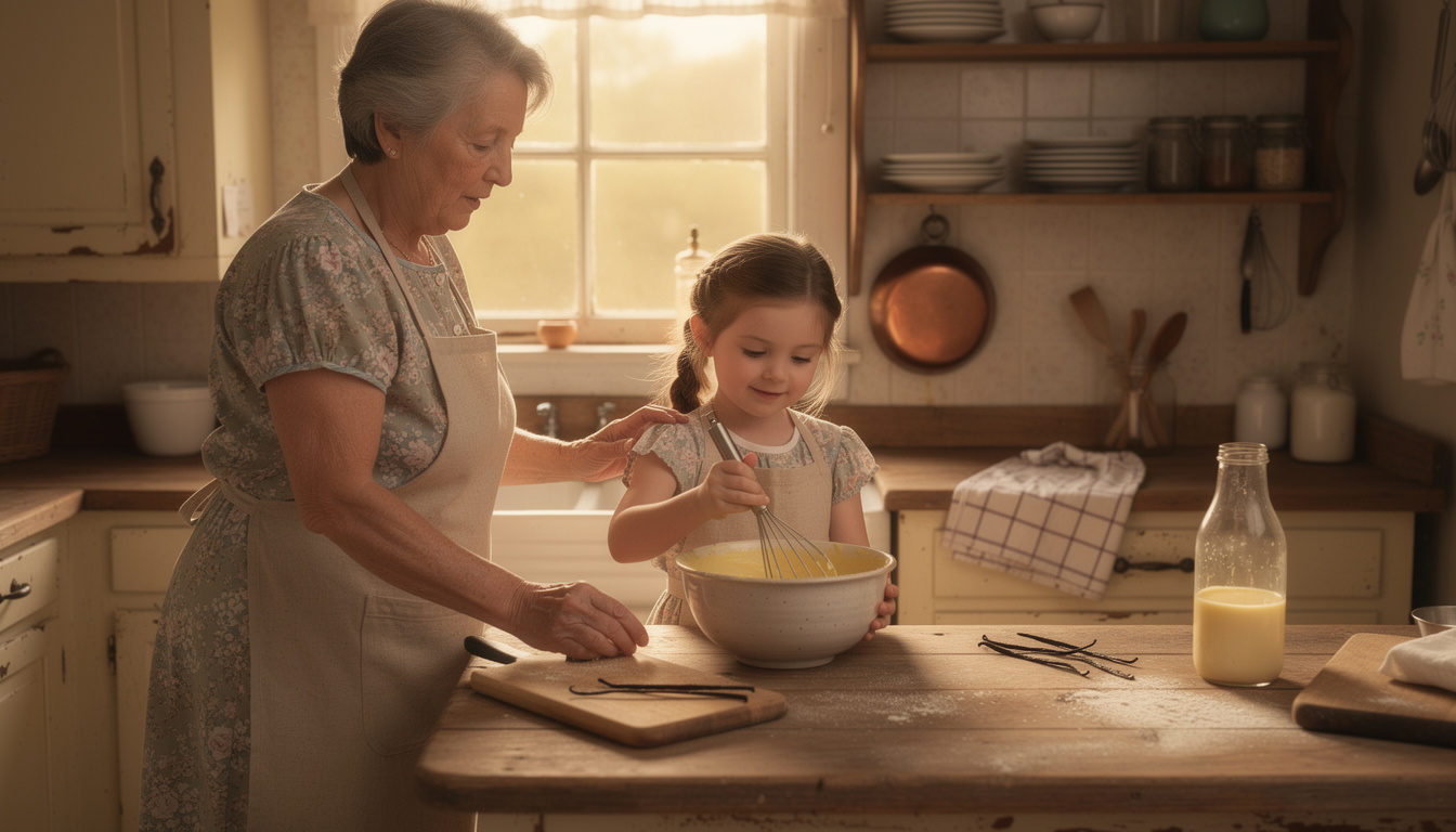La recette authentique de la crème à la vanille de ma grand-mère découvrez la recette authentique de la crème à la vanille de ma grand-mère, un dessert traditionnel et savoureux qui ravira vos papilles.